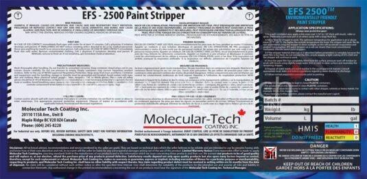 EFS-2500 ENVIRONMENTALLY FRIENDLY PAINT STRIPPER - Image 4
